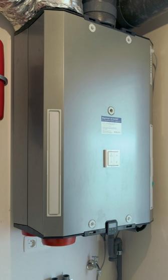 Cette unit&eacute; de ventilation avec r&eacute;cup&eacute;ration de chaleur garantit un rendement &eacute;lev&eacute; et affiche un score PEB particuli&egrave;rement bon